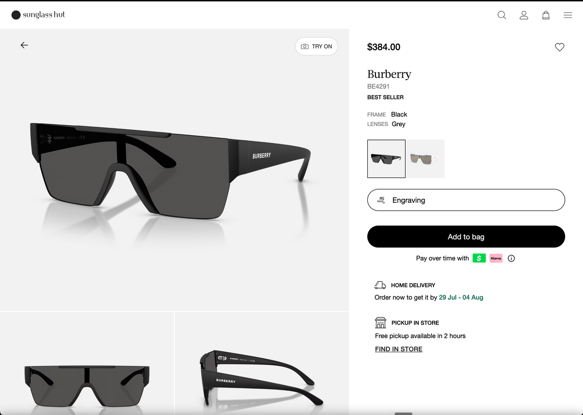 Burberry BE4291 Designer Sunglasses – Made in Italy